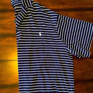Polo Ralph Lauren Navy/White Stripe Polo 3XL
